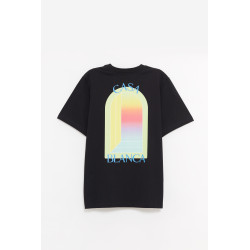CASABLANCA BLACK L ARCHE CLASSIC T SHIRT